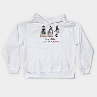 "Some Witches Can't Be Burned" - Original Witch Character Kids Hoodie